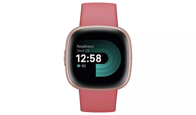 Fitbit Versa 4 Smart Watch – Pink Sand / Copper Rose (New) Google
