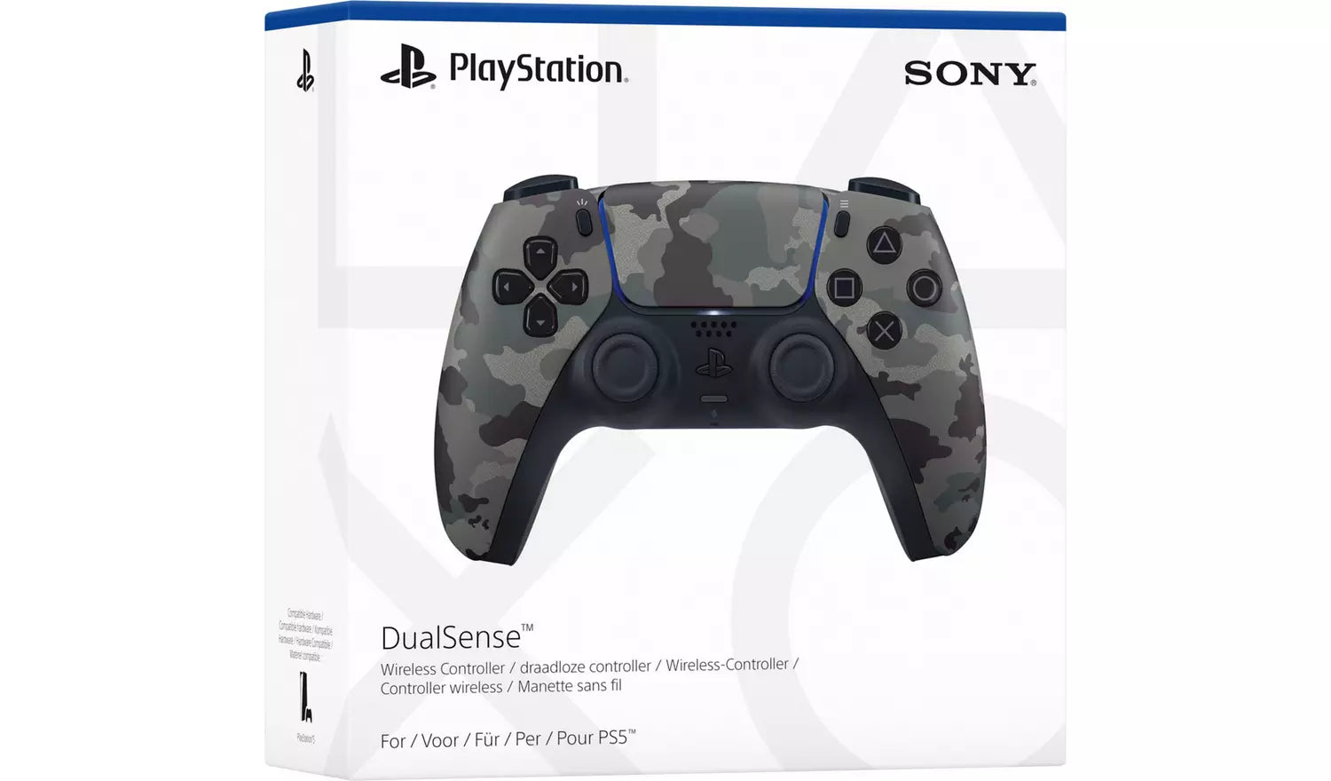 PlayStation 5 DualSense Wireless Controller – Grey Camo (New) sony