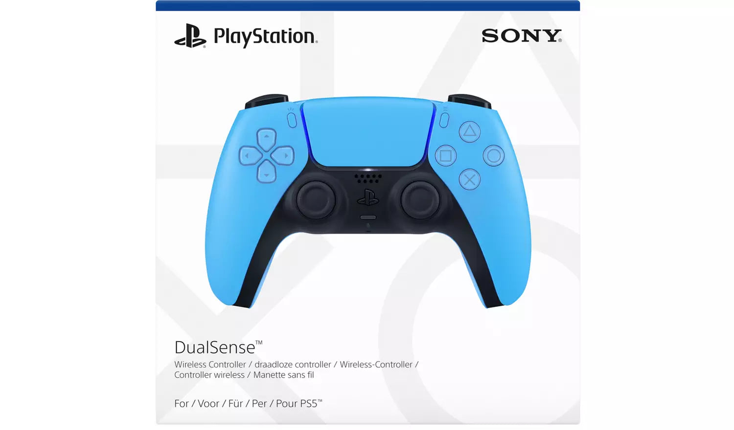 PlayStation 5 DualSense Wireless Controller – Starlight Blue (New) sony