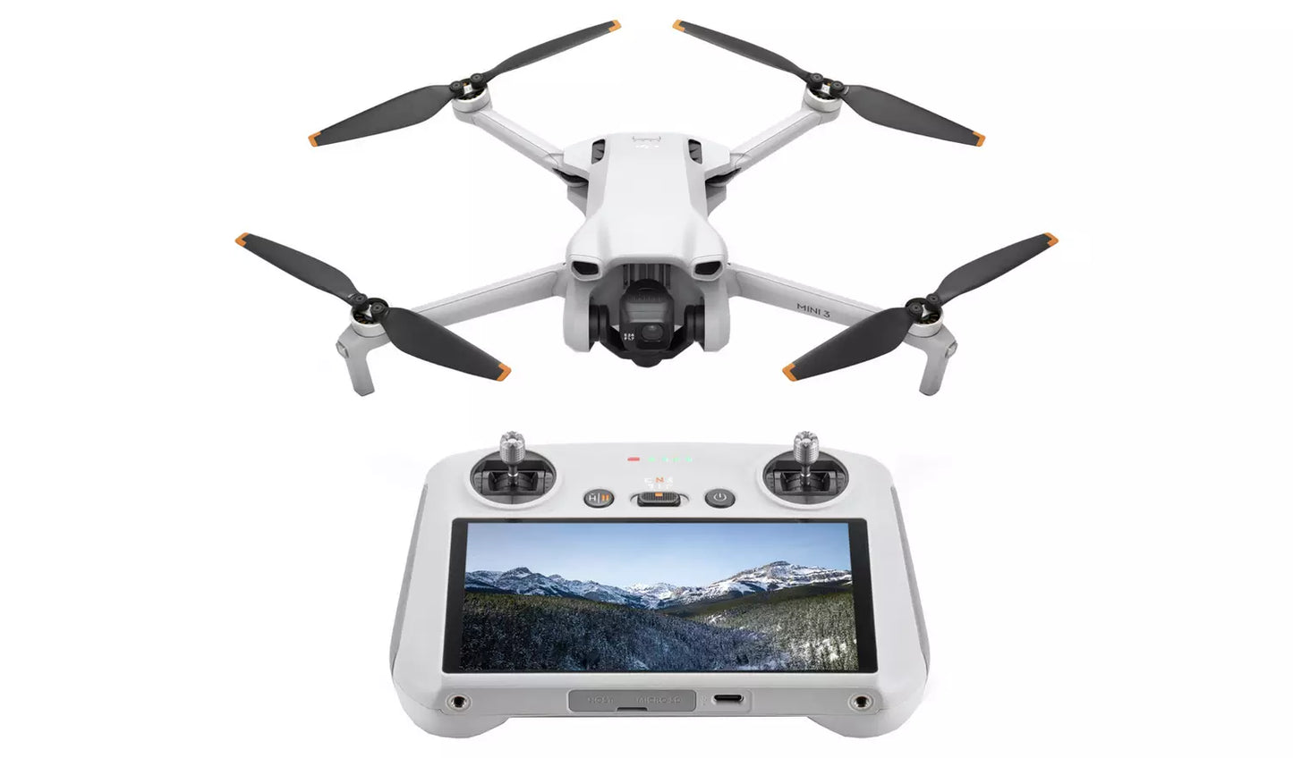 DJI Mini 3 Drone With DJI RC Remote Controller (New) DJI