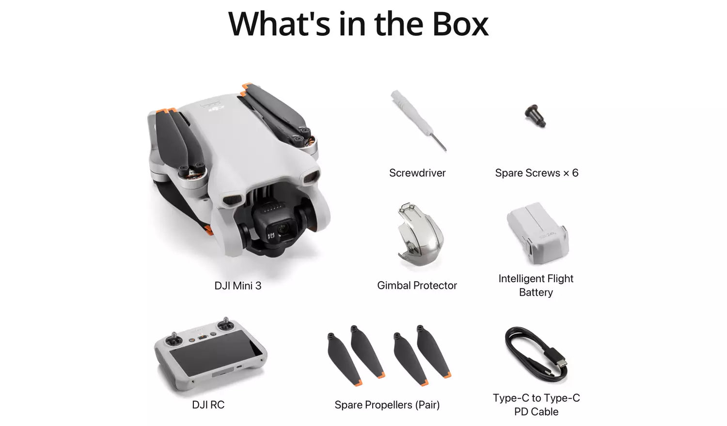 DJI Mini 3 Drone With DJI RC Remote Controller (New) DJI