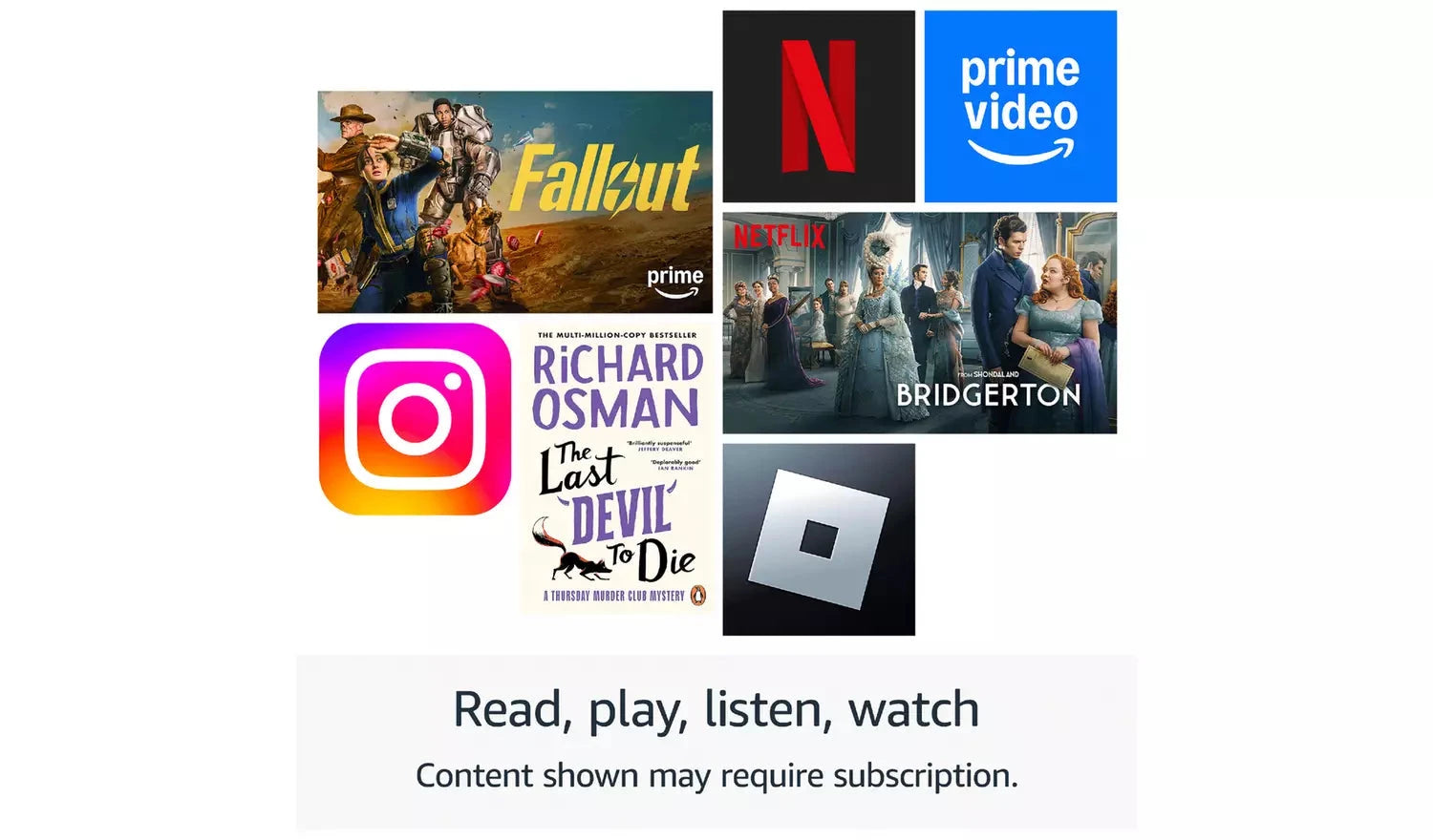 Amazon Fire HD 8 – 8" Tablet, 32GB, Wi-Fi, Black – (New) Amazon