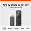 Amazon Fire TV Stick 4K Select with Alexa Voice Remote and Live TV Amazon