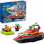 LEGO City Fire Rescue Boat Toy, Floats on Water Set | Ages 5+ | Model 60373 | New LEGO