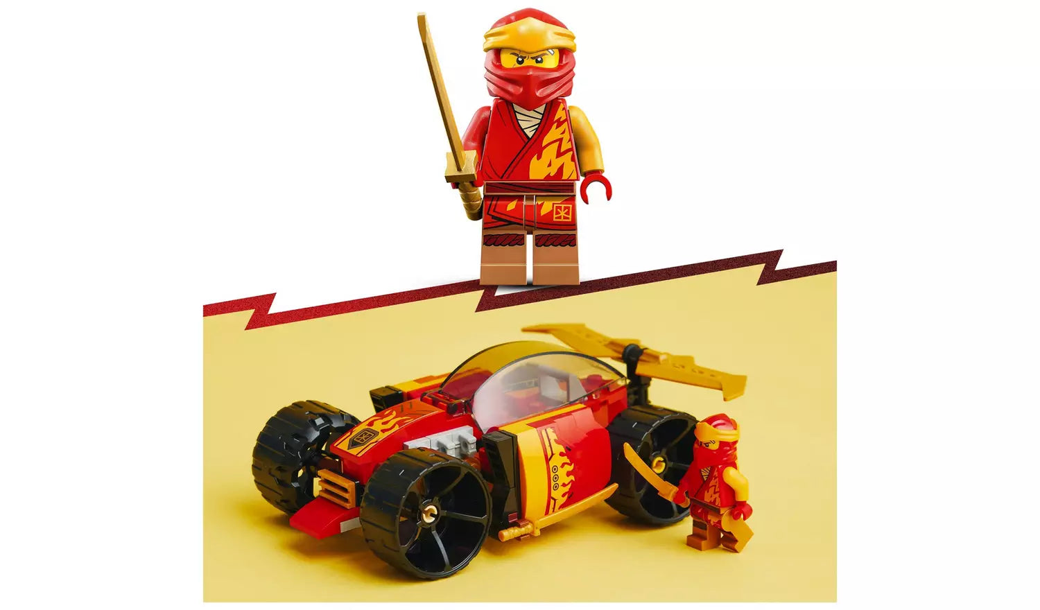 LEGO NINJAGO Kai's Ninja Race Car EVO Toy Building Set 71780 | Ages 6+ | New LEGO