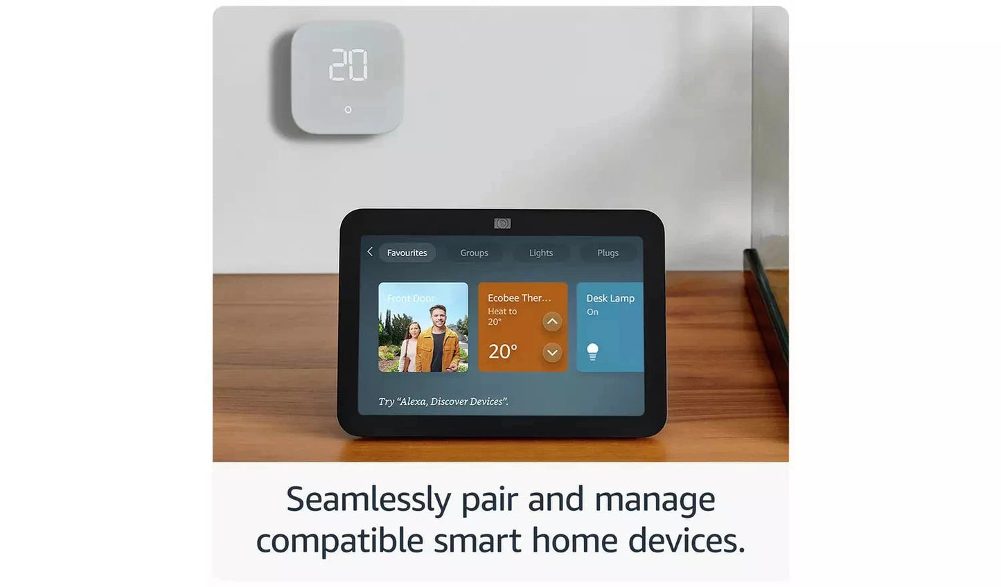 Amazon Echo Show 8 (3rd Gen) Smart Speaker – Black (New) - Funkifone