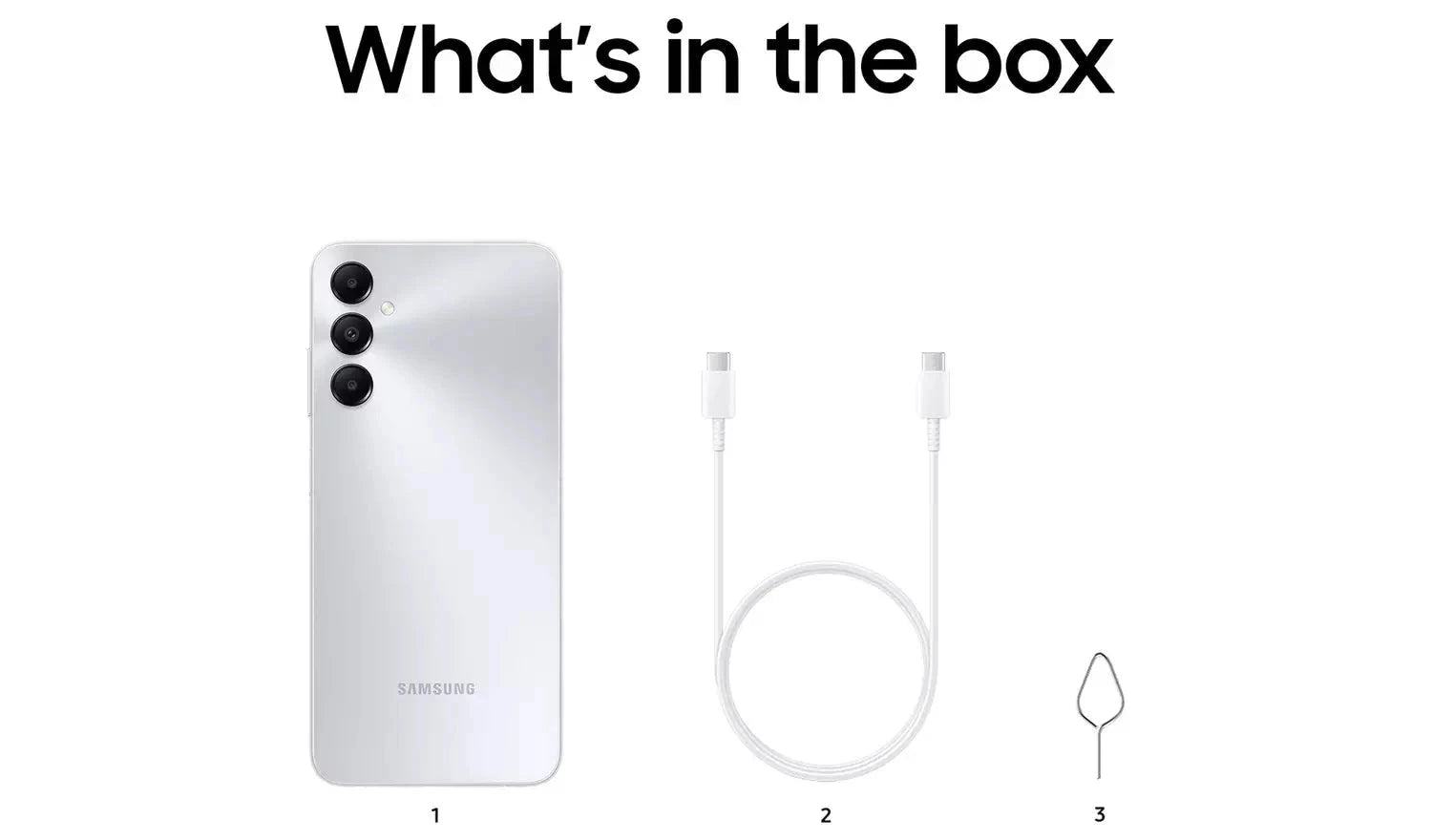 Samsung Galaxy A05s 4G 128 GB – Unlocked Silver (New) - Funkifone