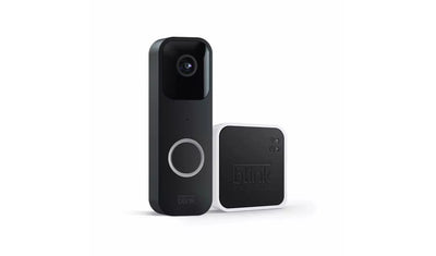 Blink Video Doorbell + Sync Module – Black (Wired or Battery Option) Blink