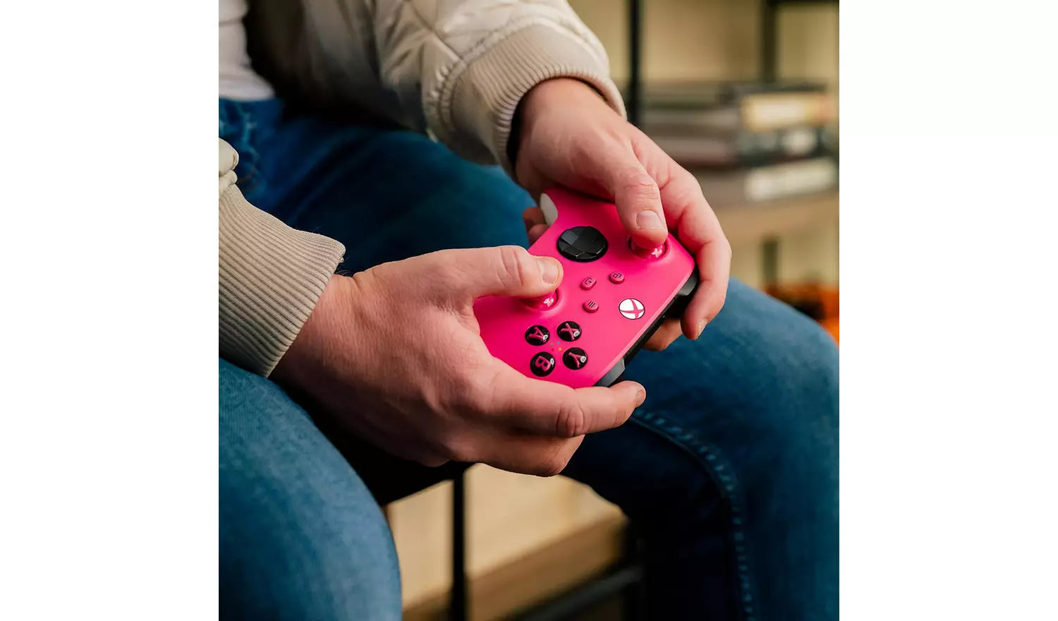 Xbox Series X & S Wireless Controller – Deep Pink | Xbox, PC & Mobile Compatible (New) Xbox
