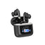 Latest Wireless Smart Earbuds In Ear , Microphone Noise Cancellation with Touch Screen Case Black - New