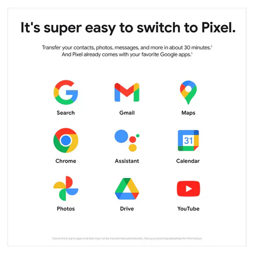 SIM Free Google Pixel 8 5G 128GB AI Mobile Phone Rose - Brand New