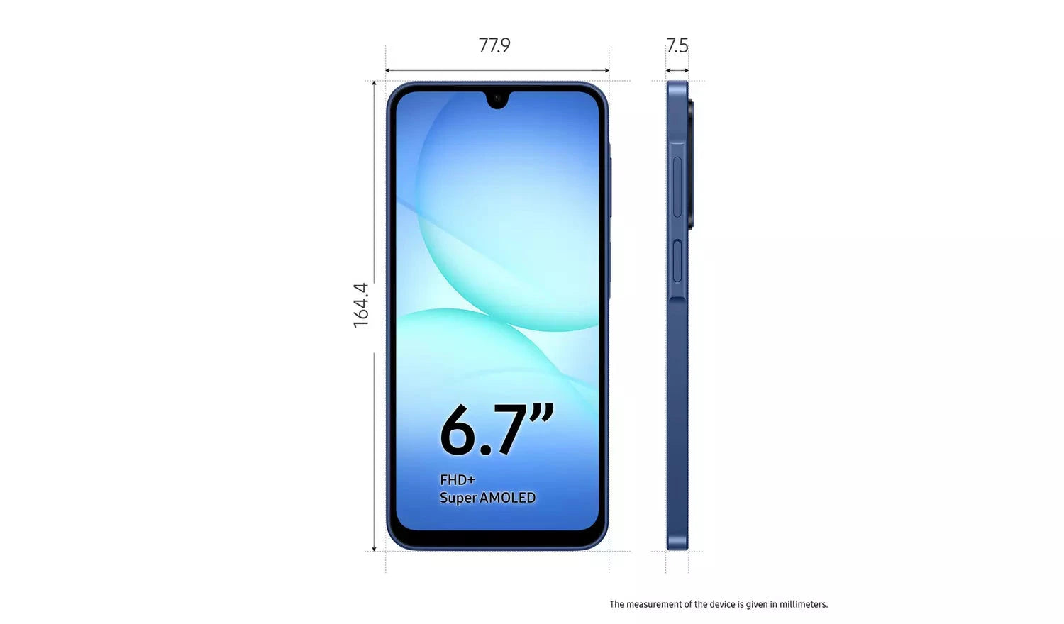 Samsung Galaxy A17 5G 128GB Blue AI Mobile Phone - SIM Free (New) - Funkifone