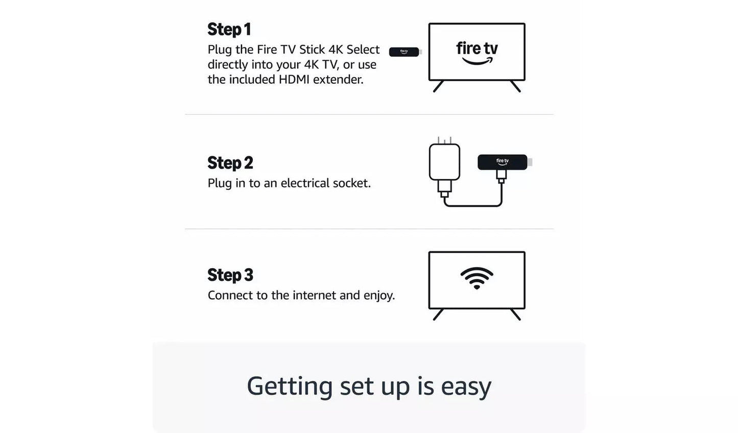 Amazon Fire TV Stick 4K Select with Alexa Voice Remote and Live TV Amazon