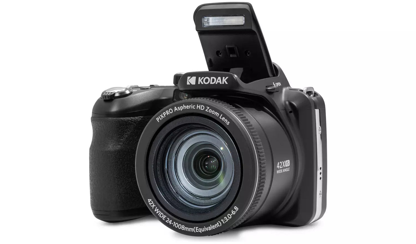 Kodak PIXPRO AZ425 20MP 42x Zoom Bridge Camera – Black (New) KODAK