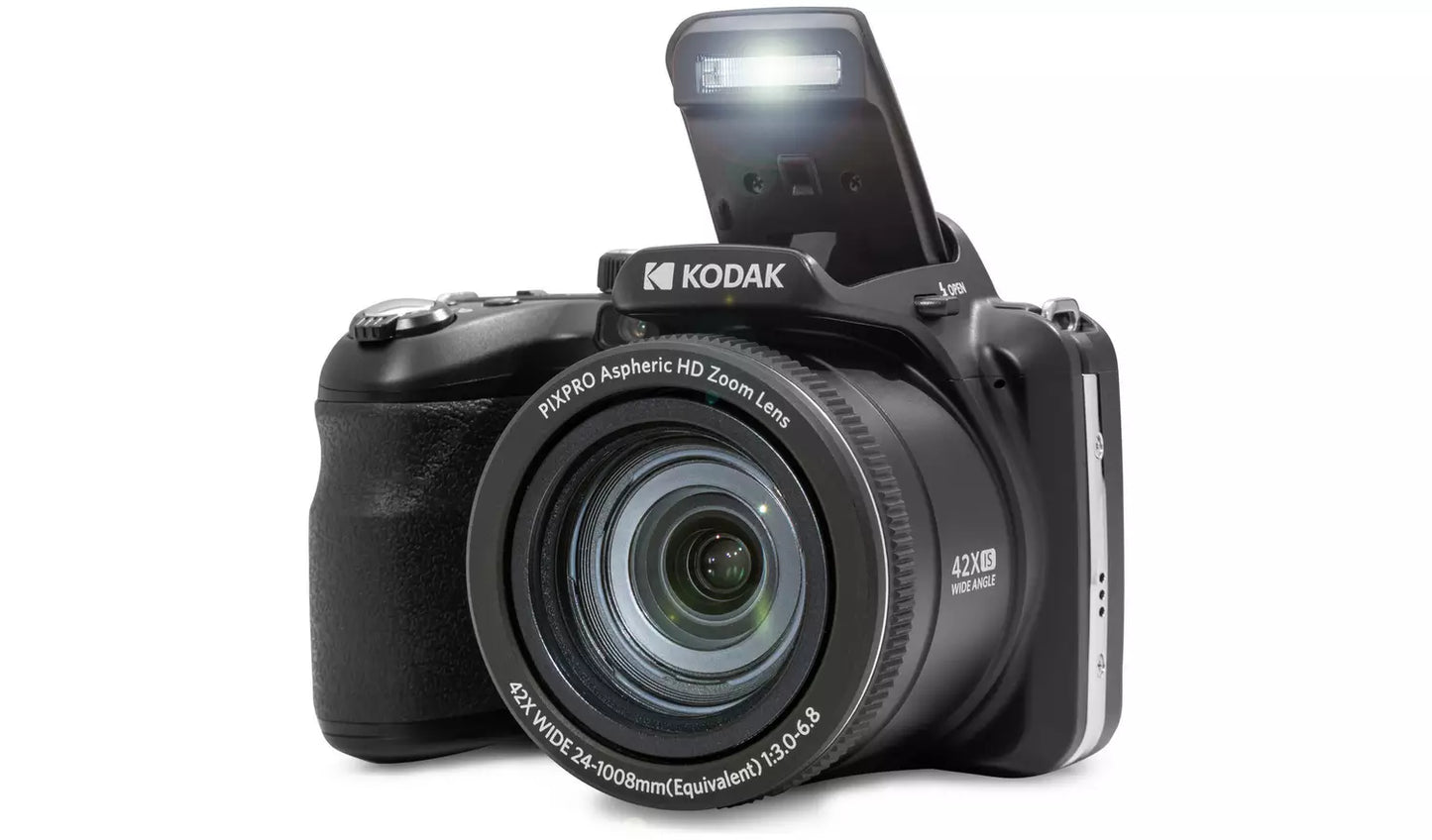 Kodak PIXPRO AZ425 20MP 42x Zoom Bridge Camera – Black (New) KODAK