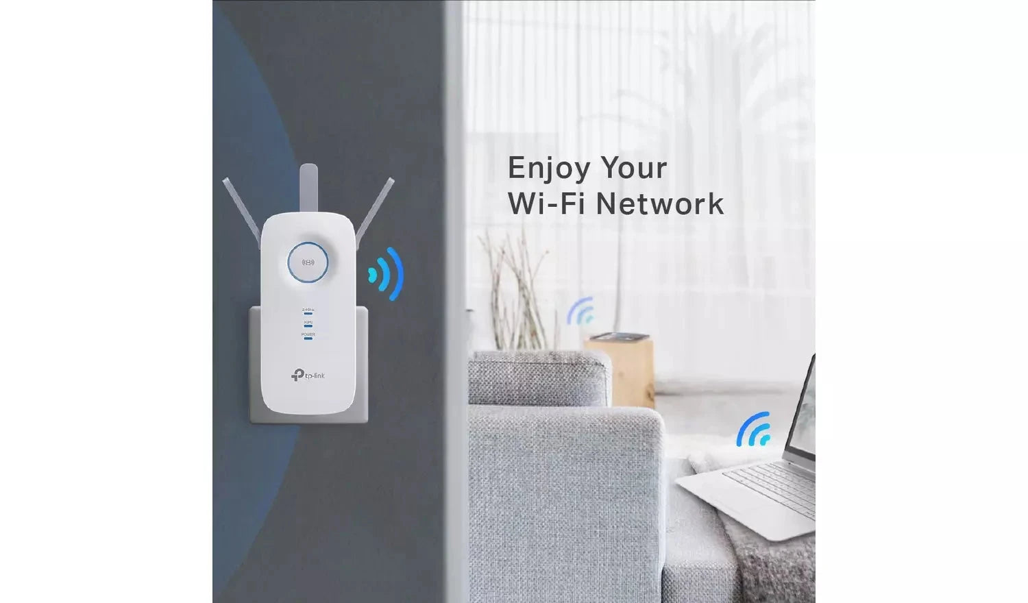 TP-Link RE450 AC1750 Wi-Fi Range Extender with Gigabit Ethernet Port TP Link