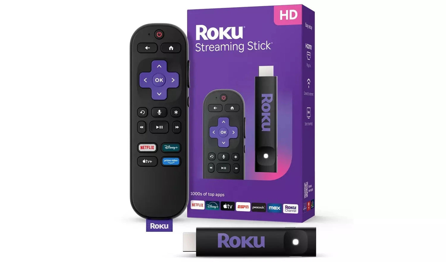 Roku HD Streaming Stick with Voice Remote Roku