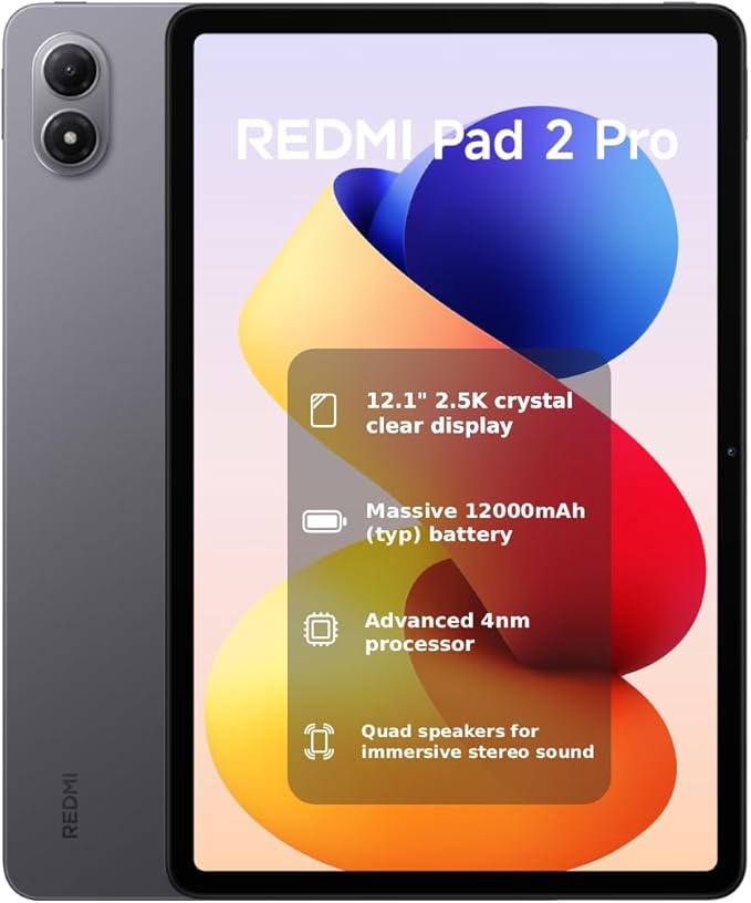 REDMI Pad 2 Pro – 12.1-Inch Wifi Tablet 128GB (New) - Funkifone
