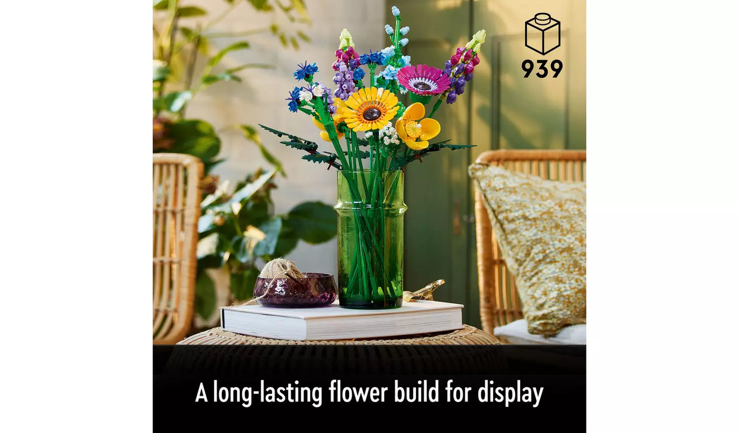 LEGO Icons Wildflower Bouquet Flowers Set for Adults 10313 | Ages 18+ | New LEGO