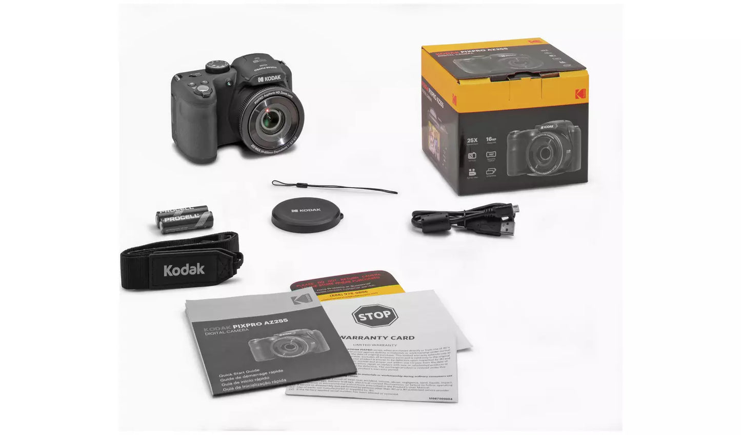 Kodak PIXPRO AZ255 16MP Bridge Camera (New) KODAK
