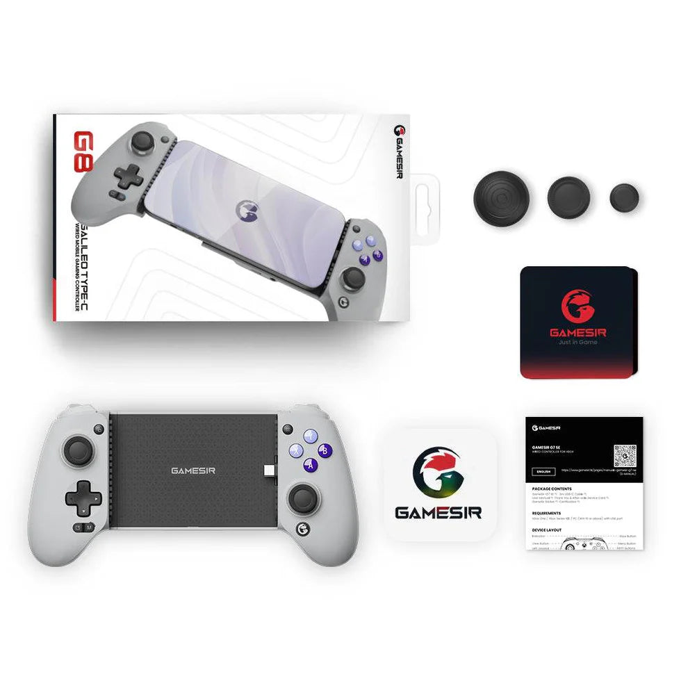 GameSir G8 Galileo Mobile Gaming Controller – Grey (New) GameSir