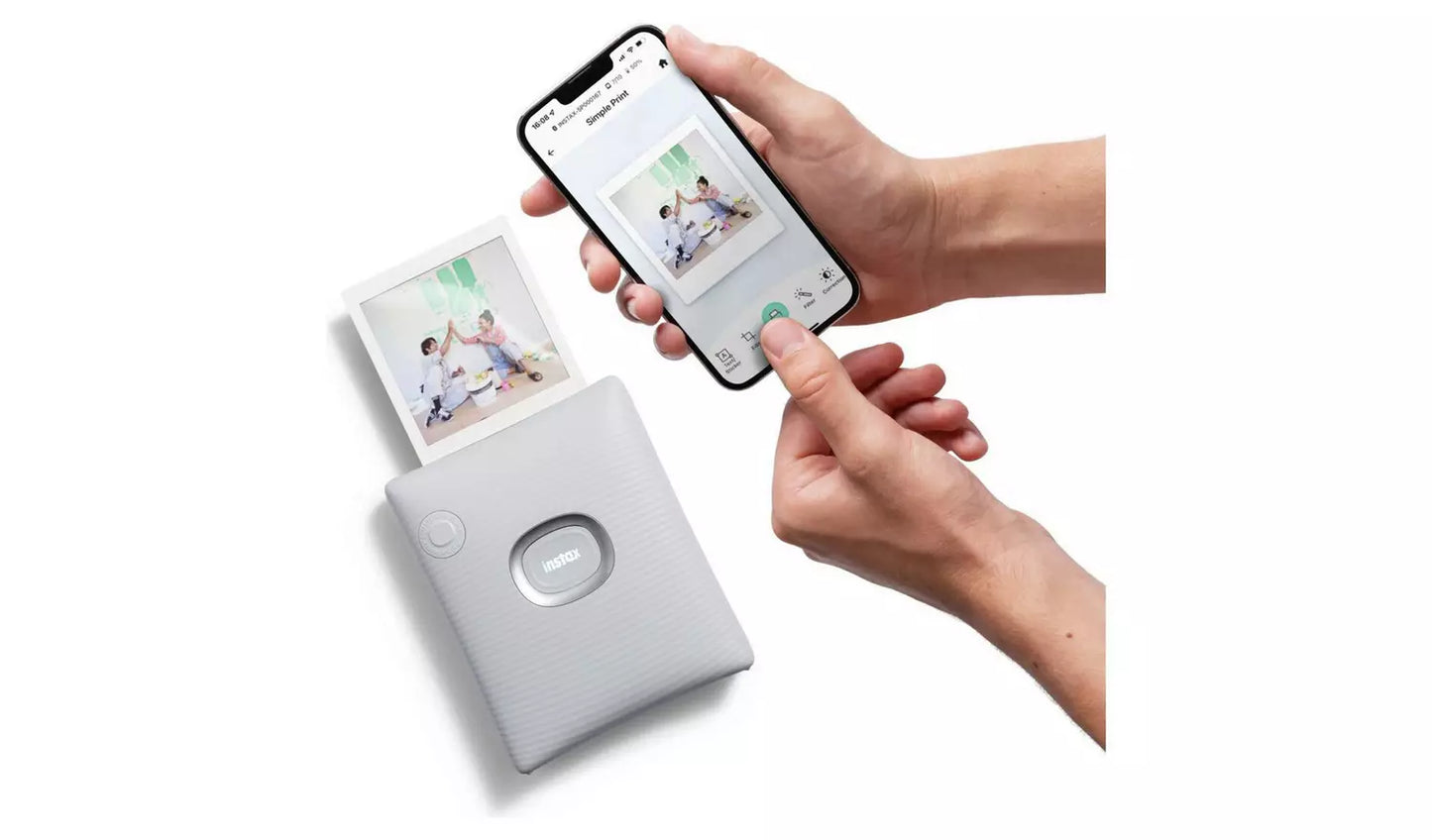 Fujifilm instax SQUARE Link Smartphone Printer – White (New) Fujifilm