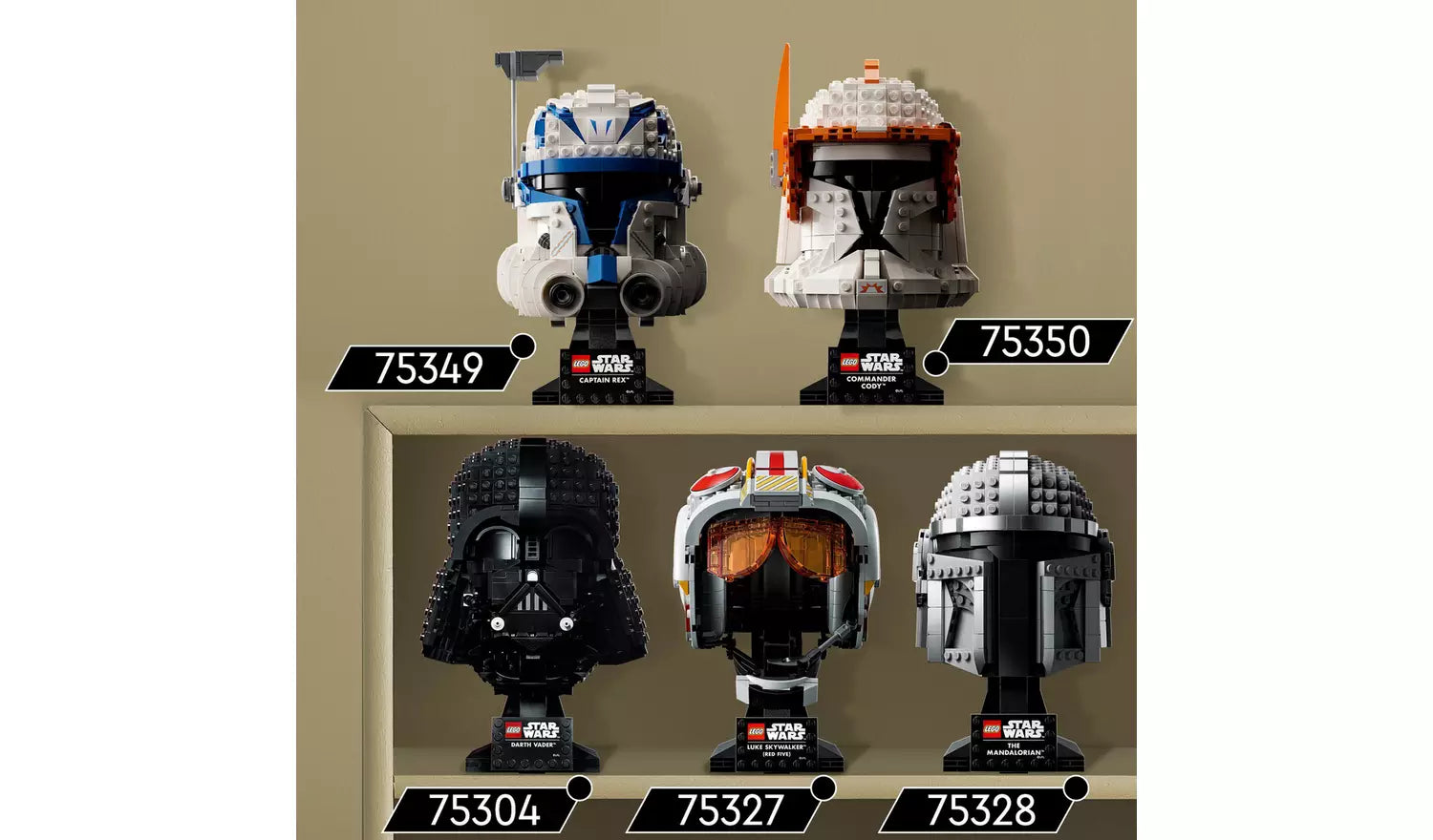 LEGO Star Wars Captain Rex Helmet The Clone Wars Set 75349 | Ages 18+ | New LEGO