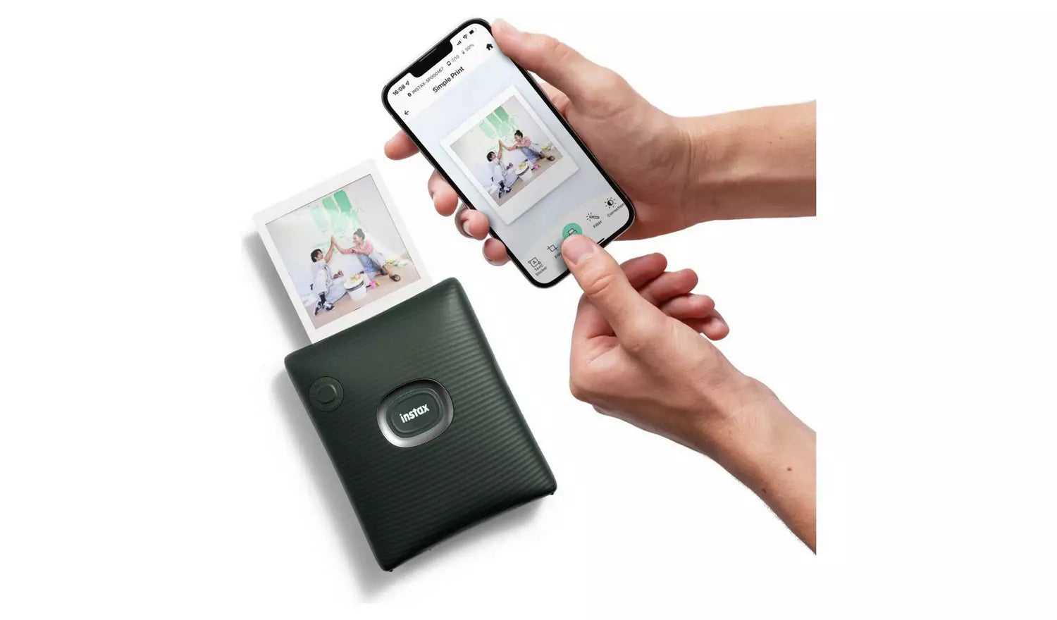 Fujifilm instax SQUARE Link Smartphone Printer – Green (New) Fujifilm