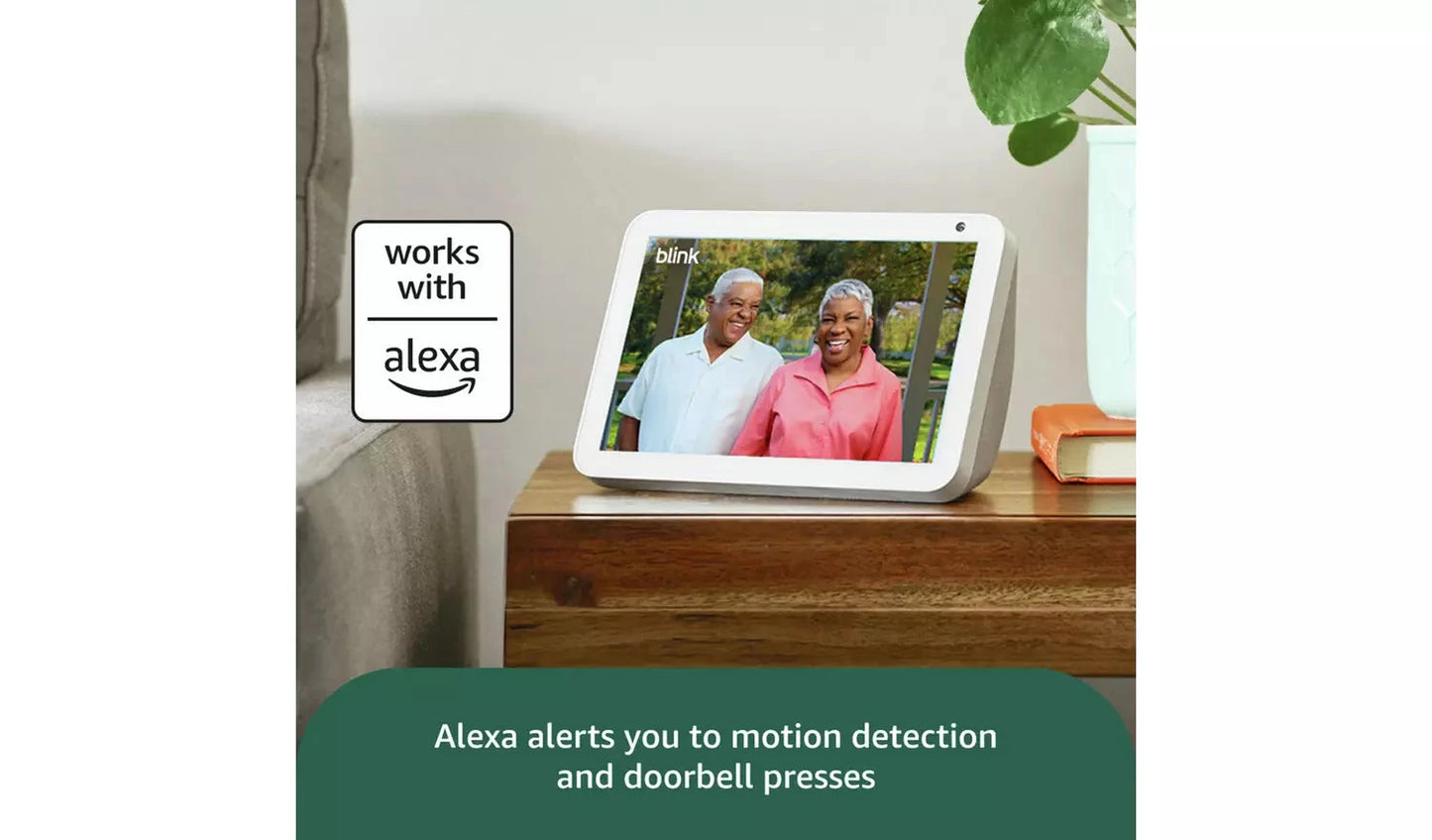 Blink Video Doorbell + Sync Module – Black (Wired or Battery Option) Blink