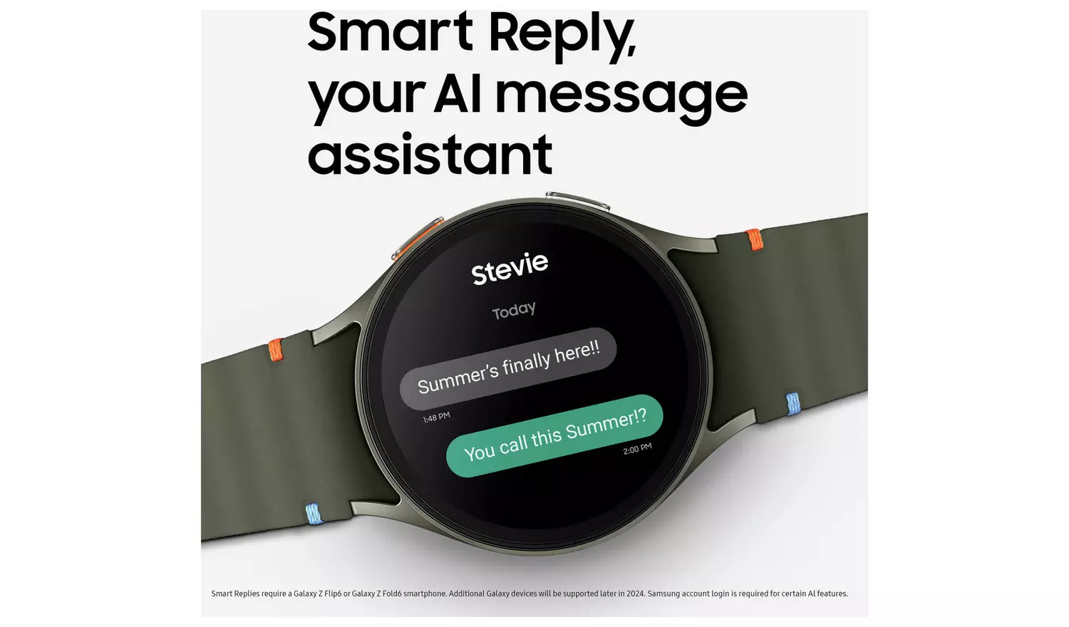 Samsung Galaxy Watch 7 – 40mm Smartwatch, Cream (New) Samsung