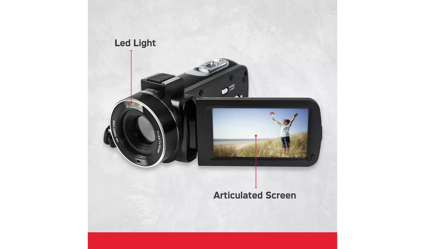 AgfaPhoto Realimove CC2700 HD Camcorder – Black (New) AGFA