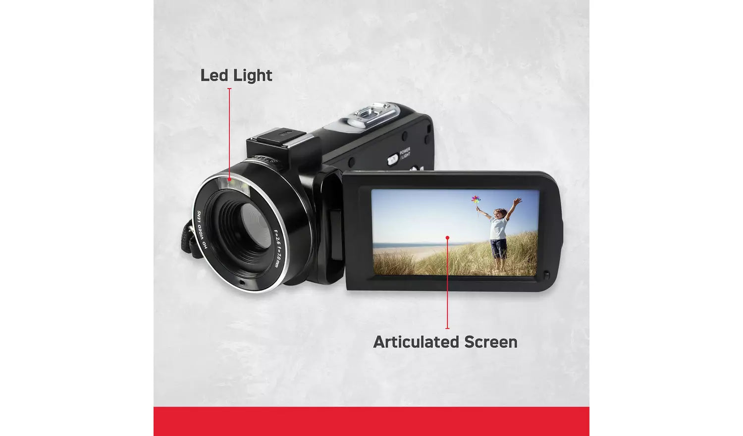 AgfaPhoto Realimove CC2700 HD Camcorder – Black (New) AGFA