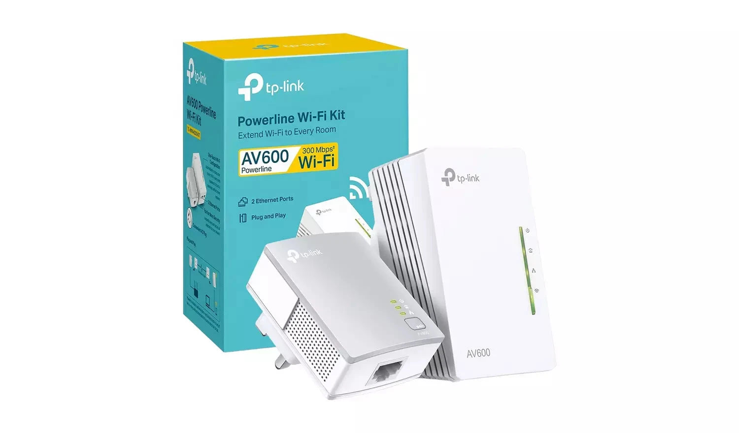 TP-Link TL-WPA4220 KIT AV600 Powerline Wi-Fi Extender Starter Kit TP Link
