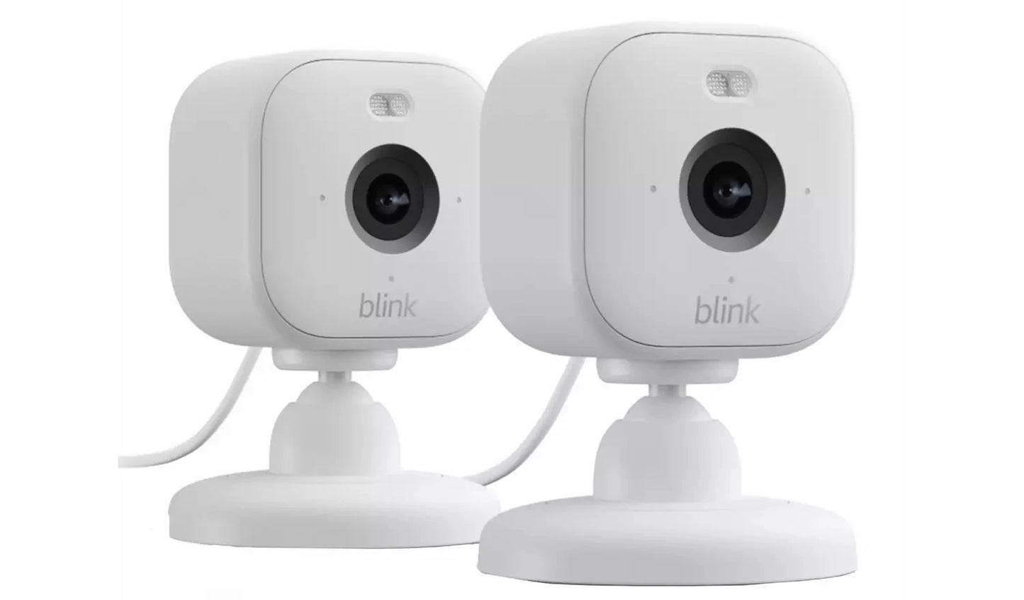 Blink Mini 2 Plug-In CCTV Camera – White (2-Pack) Blink