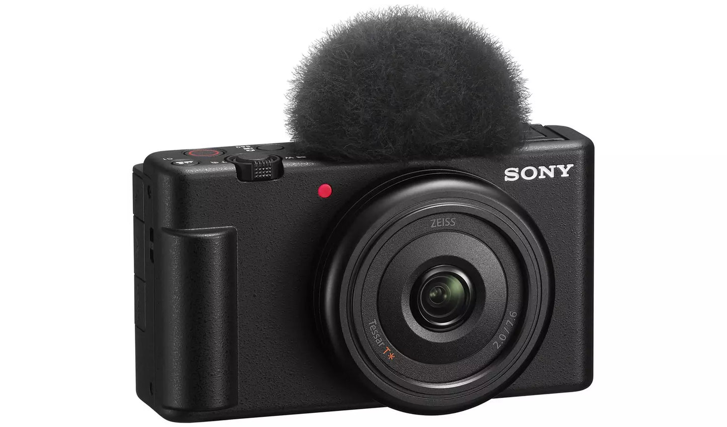 Sony ZV-1F Vlog Camera – 20.1MP Ultra-Wide 4K Creator Camera - Black (New) Sony