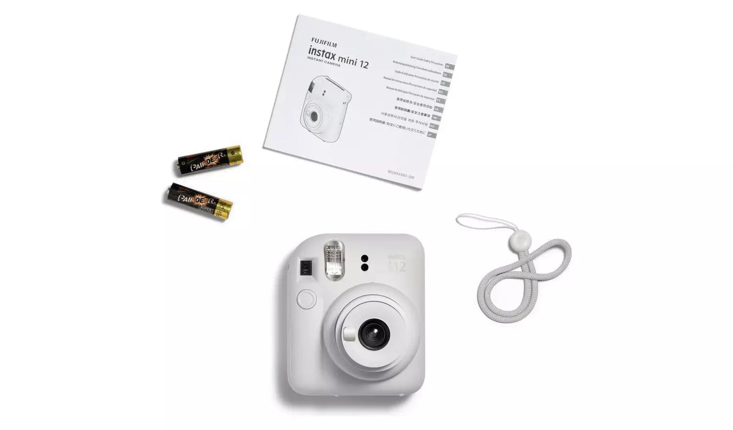 Fujifilm Instax Mini 12 Instant Camera – White (New) Fujifilm