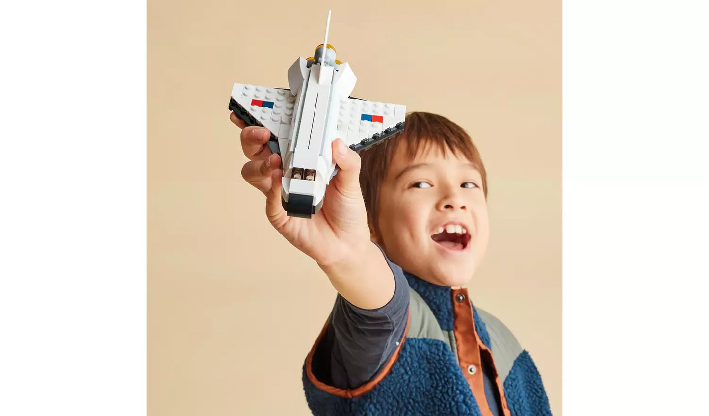 LEGO Creator 3 in 1 Space Shuttle & Spaceship Toys | Ages 6+ | Model 31134 | NEW LEGO