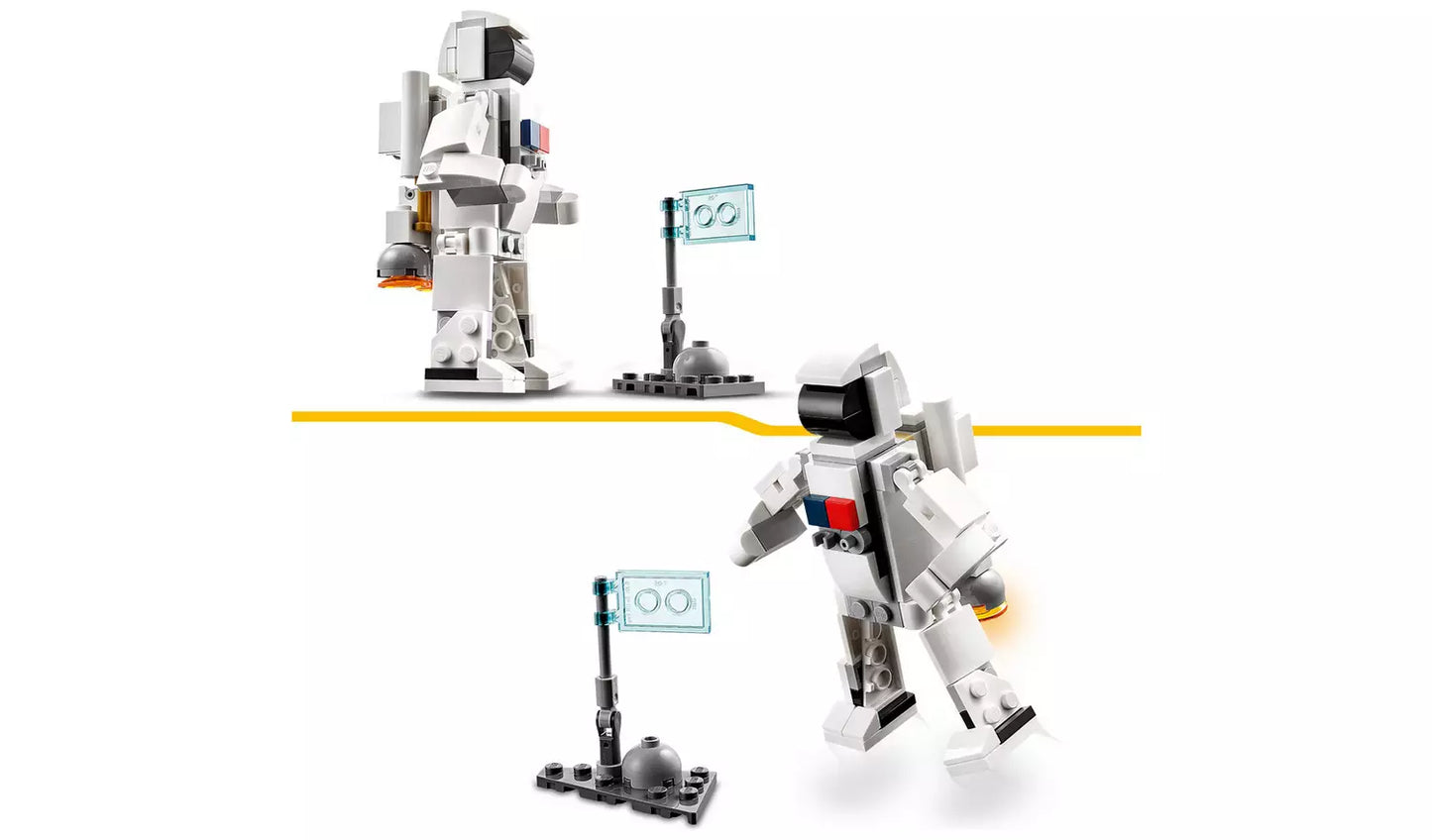 LEGO Creator 3 in 1 Space Shuttle & Spaceship Toys | Ages 6+ | Model 31134 | NEW LEGO