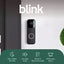 Blink Video Doorbell + Sync Module – Black (Wired or Battery Option) Blink
