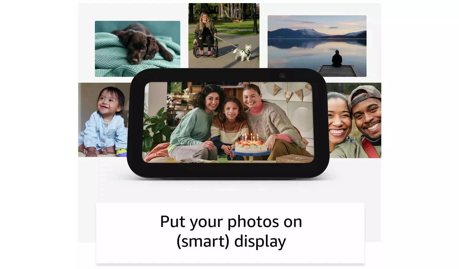 Amazon Echo Show 5 (3rd Gen) Smart Speaker with Alexa – Black (New) - Funkifone