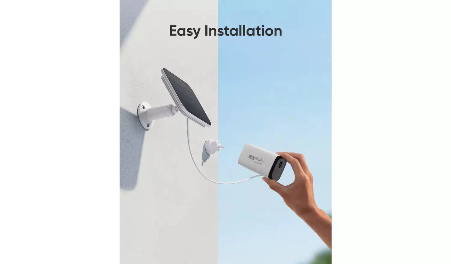 eufy SoloCam C210 2K Wireless Security Camera + Solar Panel eufy