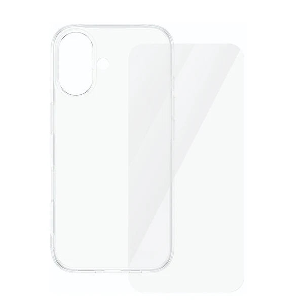 Funki Bundle Clear Case + Tempered Glass for iPhone 16 Funki Fone