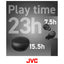 JVC Compact and Lightweight Gumy Mini True Wireless Earbuds Headphones-(IPX4) - HAA6TB (Black)