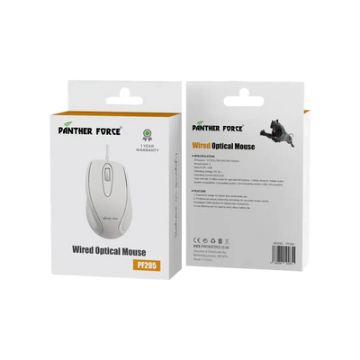 PANTHER FORCE WIRED OPTICAL MOUSE- PF295 My Store