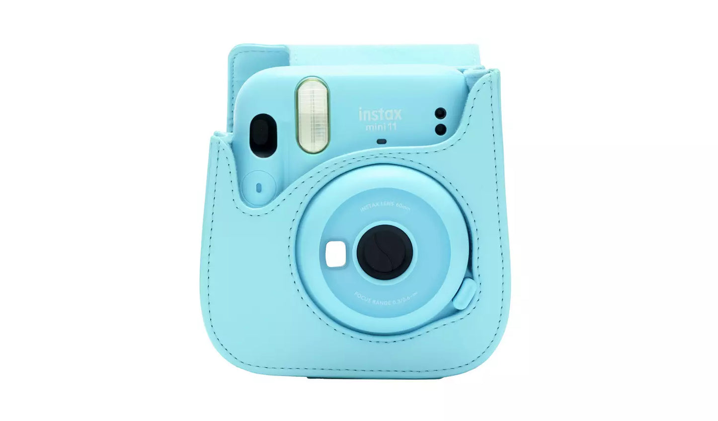 Fujifilm Instax Mini 11 Camera Bundle – Sky Blue with Film & Case (New) Fujifilm
