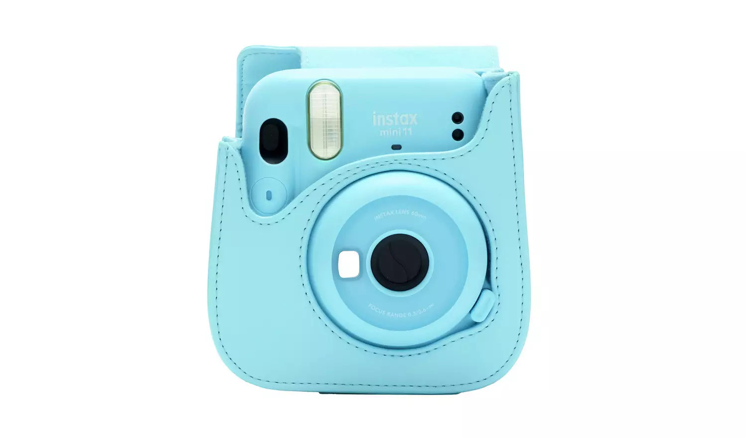 Fujifilm Instax Mini 11 Camera Bundle – Sky Blue with Film & Case (New) Fujifilm