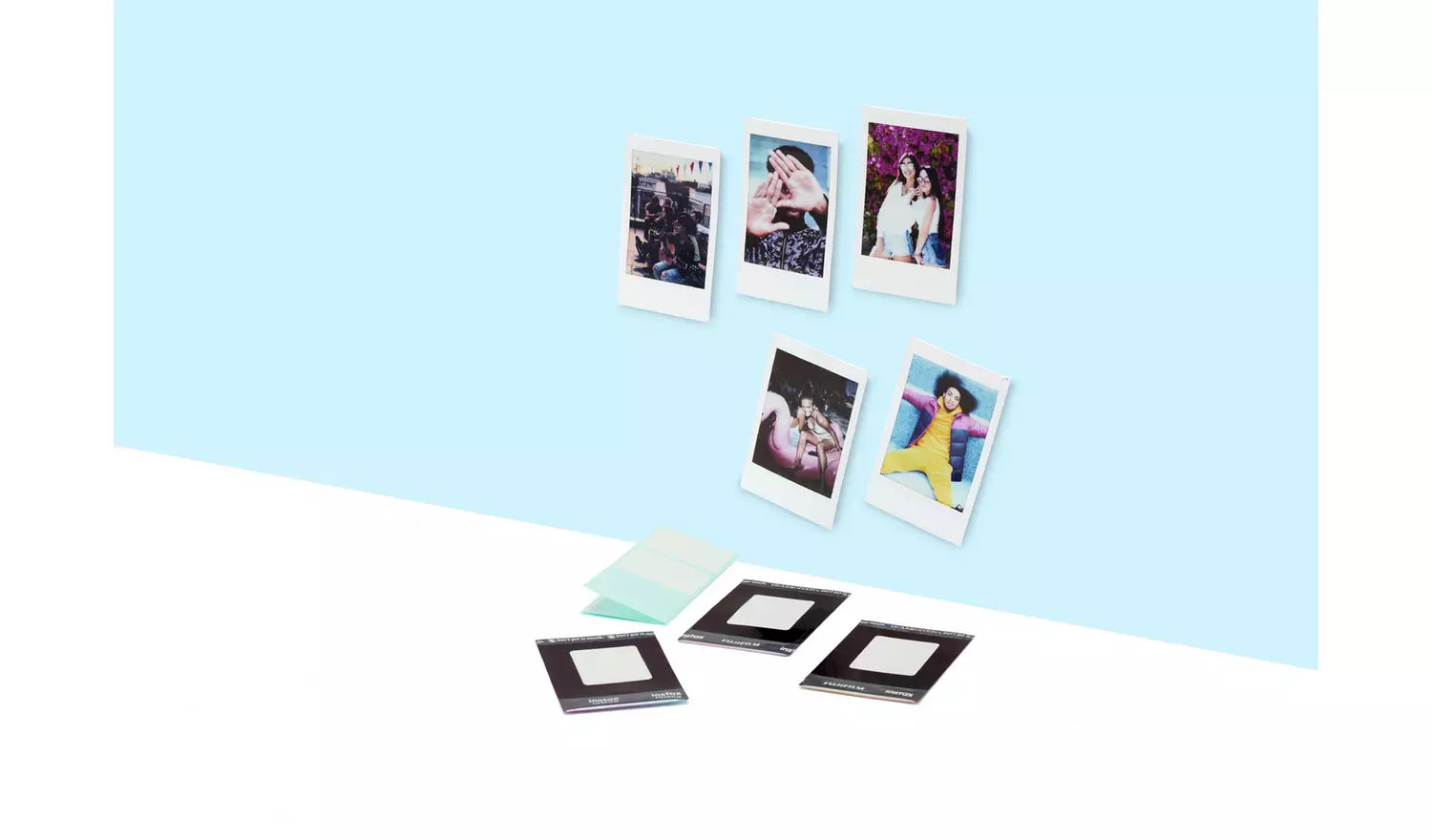 Fujifilm Instax Mini 11 Camera Bundle – Sky Blue with Film & Case (New) Fujifilm