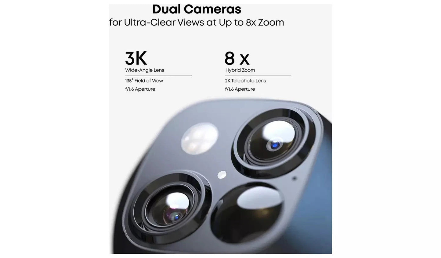 eufy SoloCam S340 3K Wireless Security Camera + Solar Panel eufy