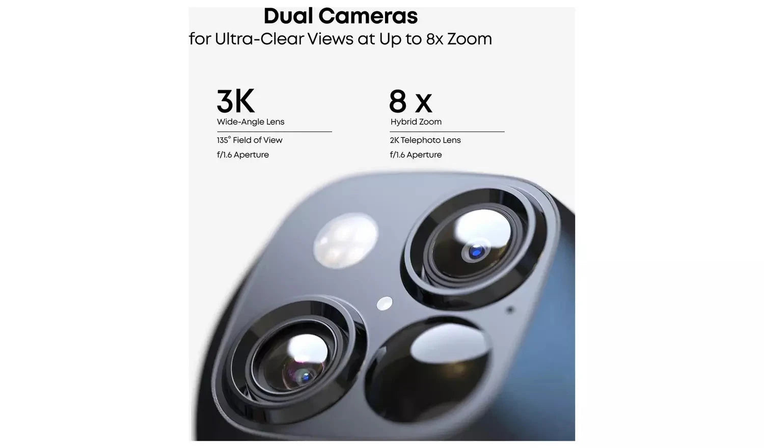 eufy SoloCam S340 3K Wireless Security Camera + Solar Panel eufy