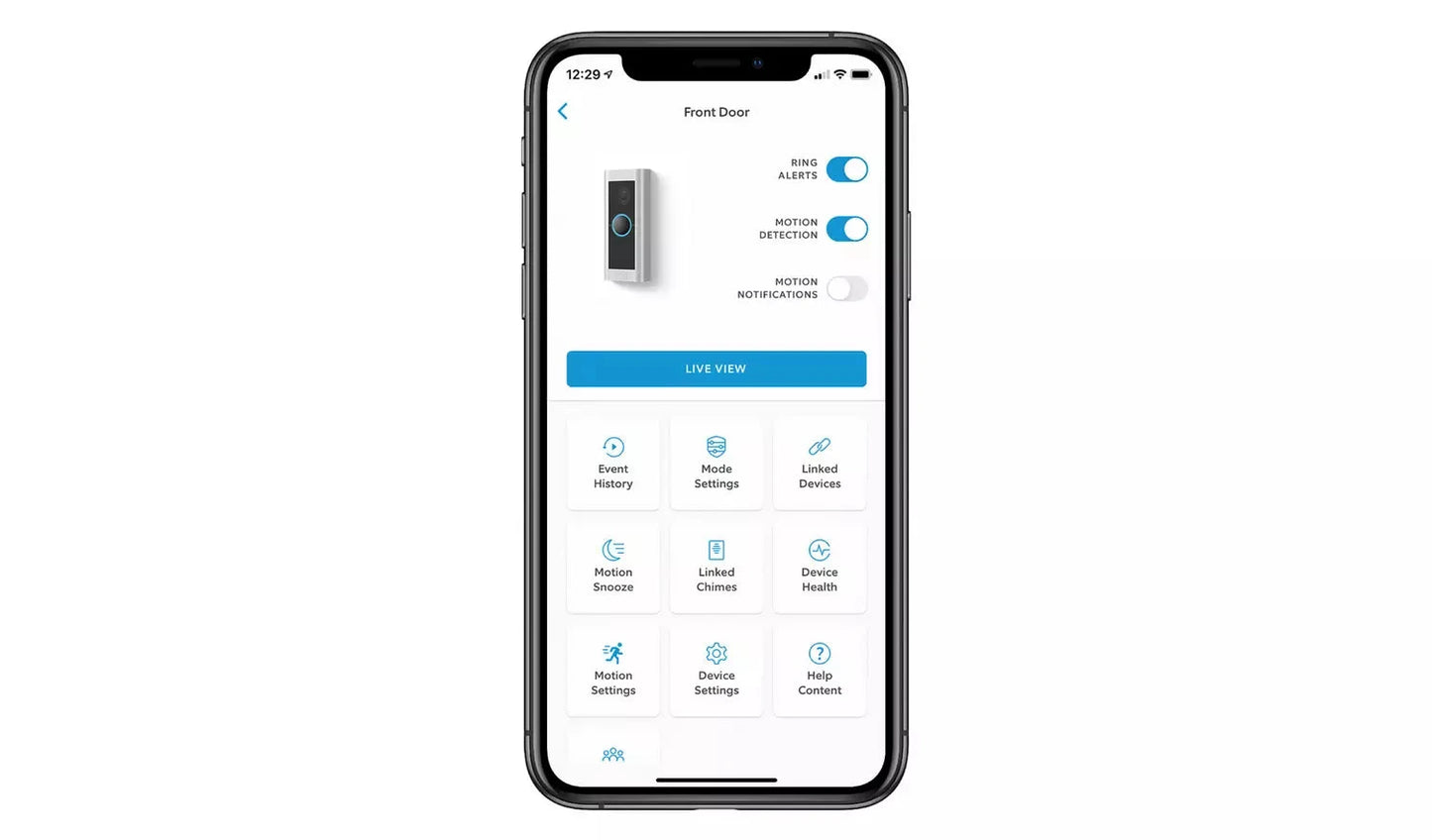 Ring Pro 2 Video Doorbell (Hardwired) – Silver Ring